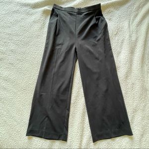NWT Oak+Fort cropped slim wide leg pant S